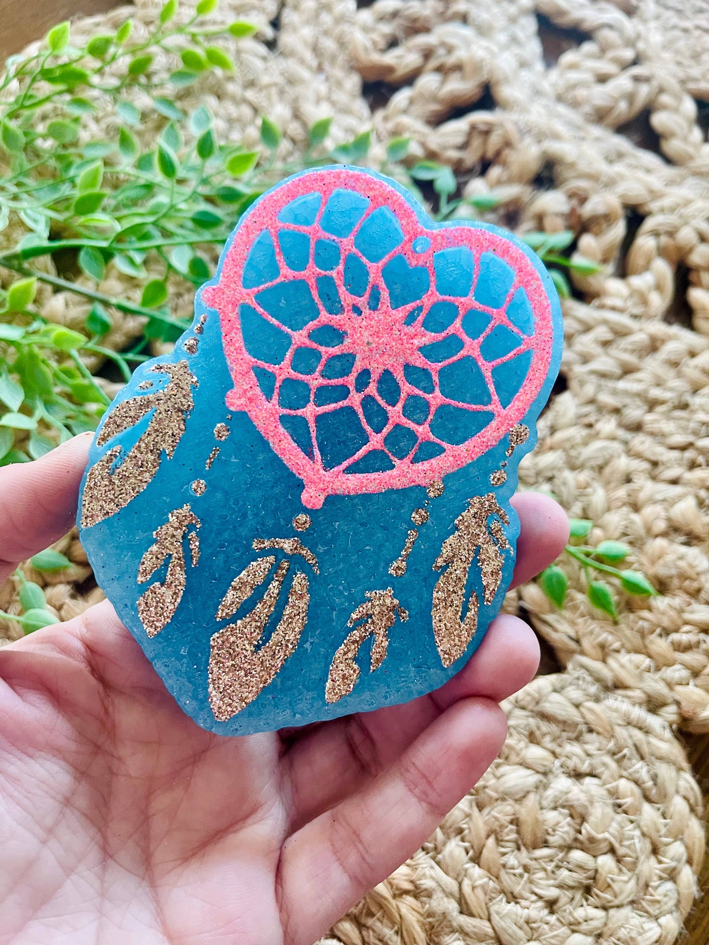 Heart Dreamcatcher Car Freshie