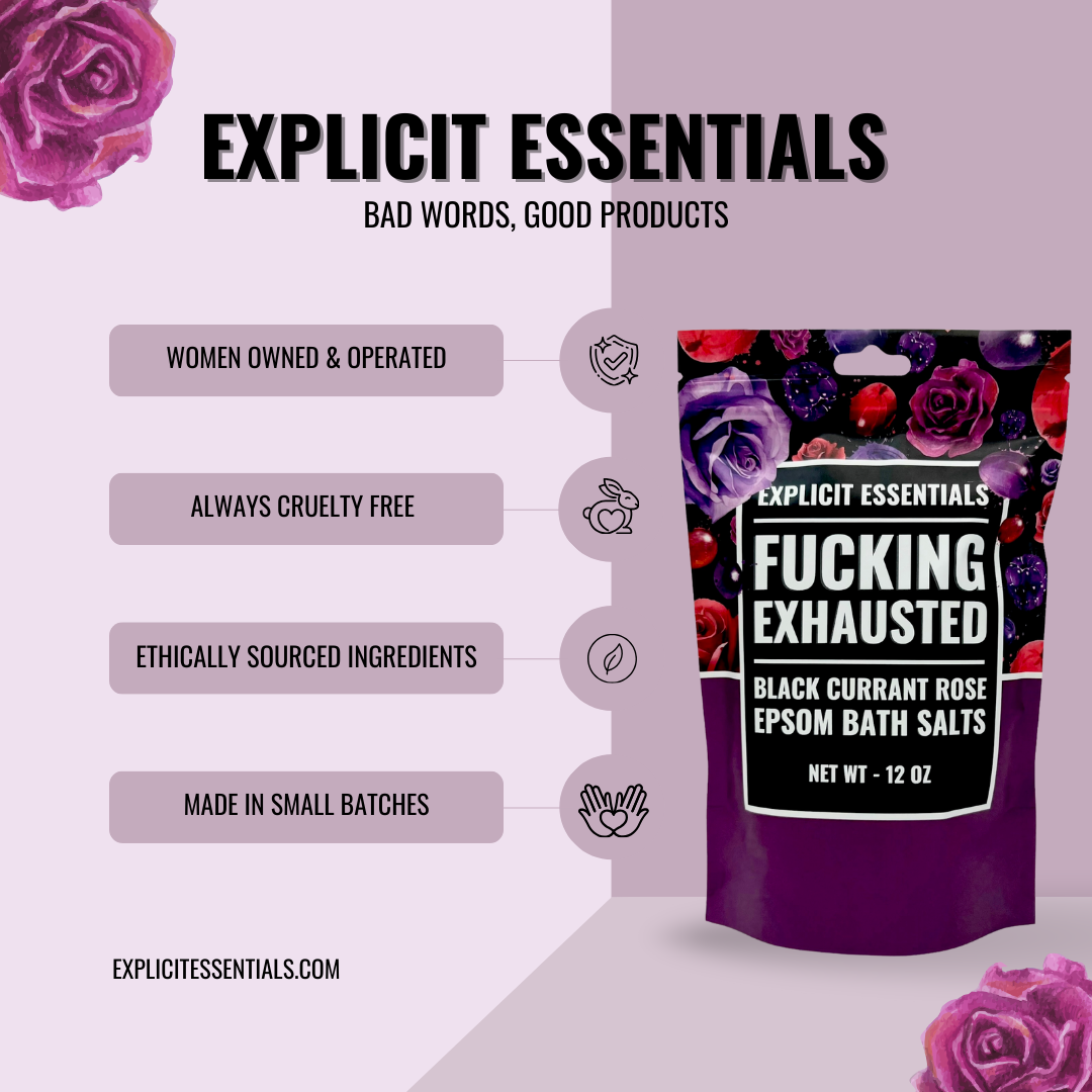 Fucking Exhausted Bath Salts 12oz Bag