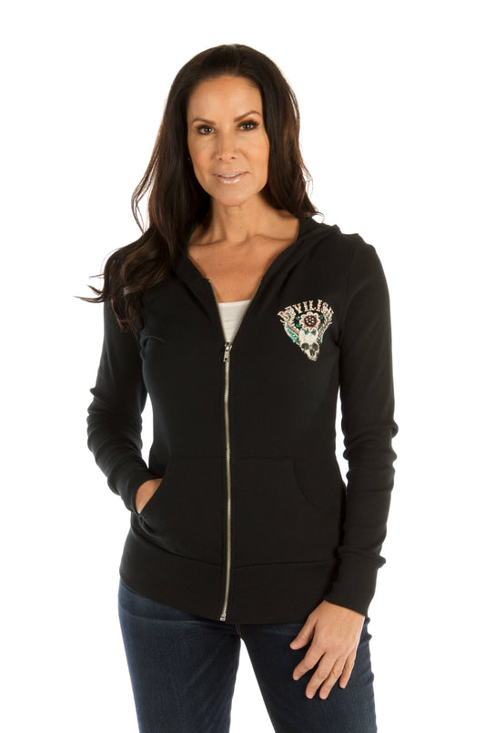 Liberty Wear Black Zipper hoodie