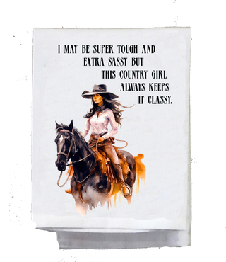 Cowgirl, Dish Towel, Cowgirls on Horses