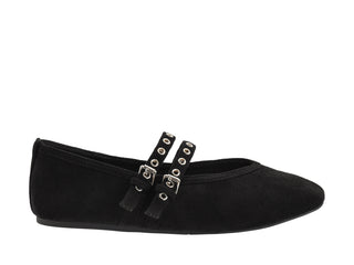 Corky All Eyes on Me Black Faux Suede flats