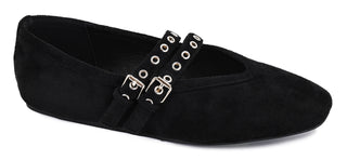 Corky All Eyes on Me Black Faux Suede flats