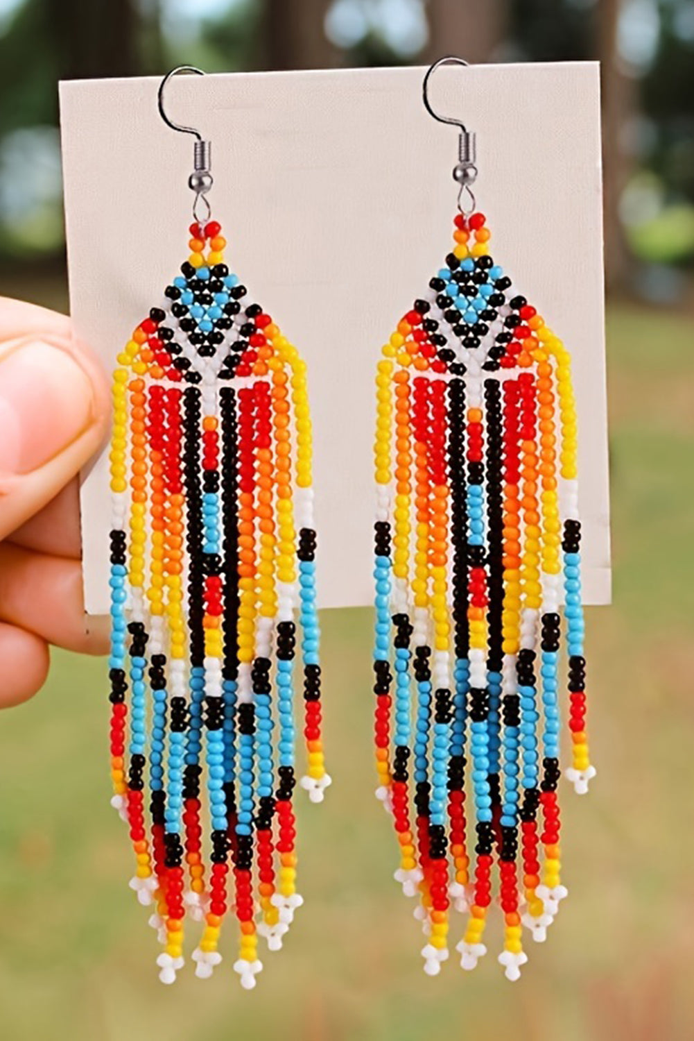 Western Native Bead Earrings