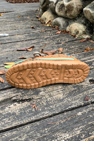 western Lace-up Detail Comfort Loafer Shoes
