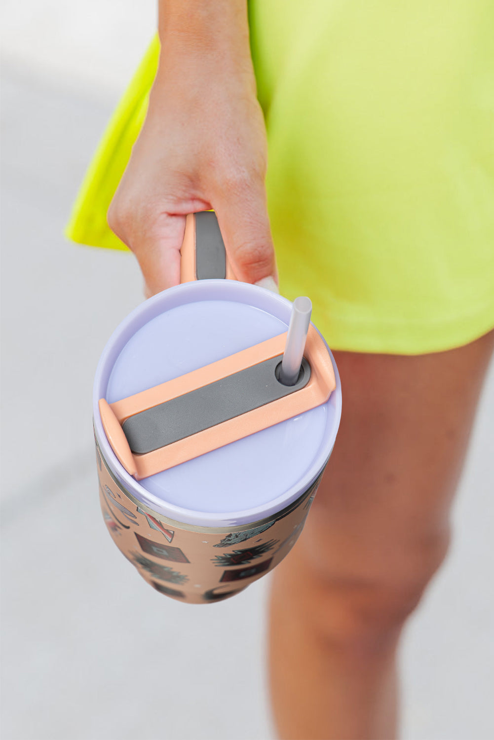 Pink Western Aztec Steer Head Stainless Tumbler 40oz