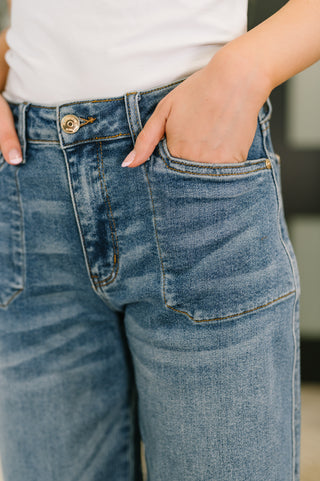 Judy Blue Jeans Bella High Waist Soft Barrel Stitch Thru Pocket