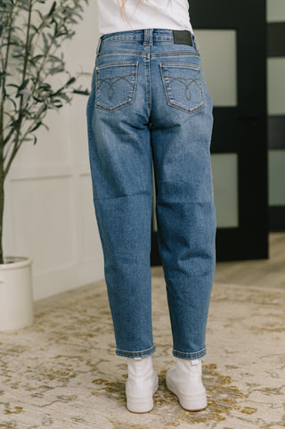 Judy Blue Jeans Bella High Waist Soft Barrel Stitch Thru Pocket