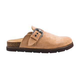 Corky Brokenin Camel bootstich mule slip-on shoe