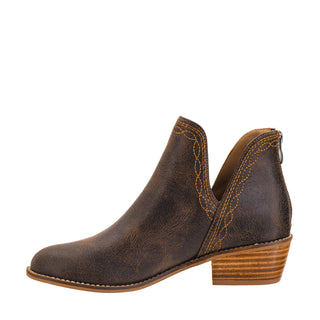 Corky Dive Bar Espresso Crinkle bootie boots