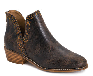 Corky Dive Bar Espresso Crinkle bootie boots
