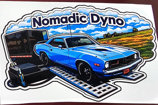 Nomadic Dyno - Dyno Day Sticker 6" wide