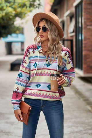 CLEARANCE Aztec hoodie sweatshirt