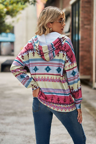 CLEARANCE Aztec hoodie sweatshirt