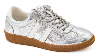 Corky Hey Girl Headsup Silver Metallic Shoe sneaker