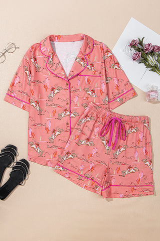 western pajama PJ set