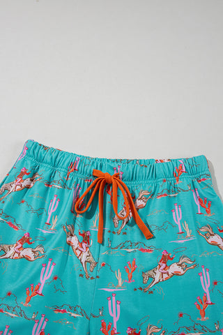 western pajama PJ set