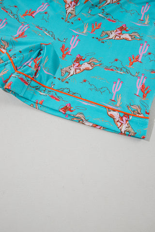 western pajama PJ set