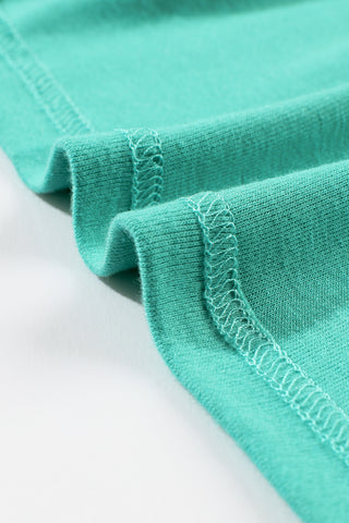 CLEARANCE Green Solid Color Long Sleeve Top
