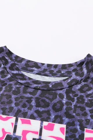 ***CLEARANCE*** Black WILD like the WEST Leopard Tee