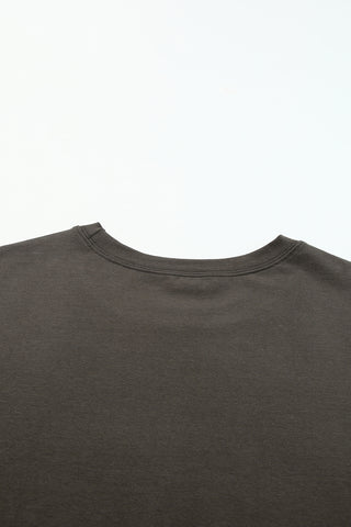 ***CLEARANCE***  Gray COWGIRLS DO IT BETTER Graphic Print Oversized T Shirt