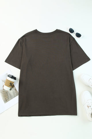 ***CLEARANCE***  Gray COWGIRLS DO IT BETTER Graphic Print Oversized T Shirt