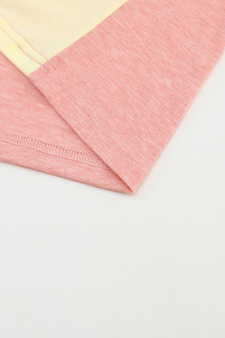 CLEARANCE Striped Color Block Splicing Long Sleeve Shirt