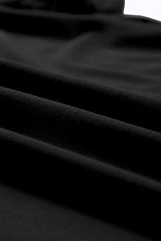 Casual Plain Crew Neck Tee black or white