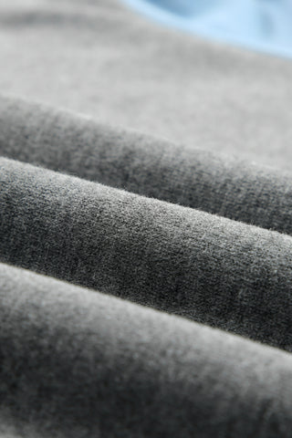 CLEARANCE Block Casual Drop Sleeve Sweatshirt