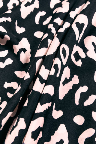 CLEARANCE Leopard Print Button Up Long Sleeve Shirt