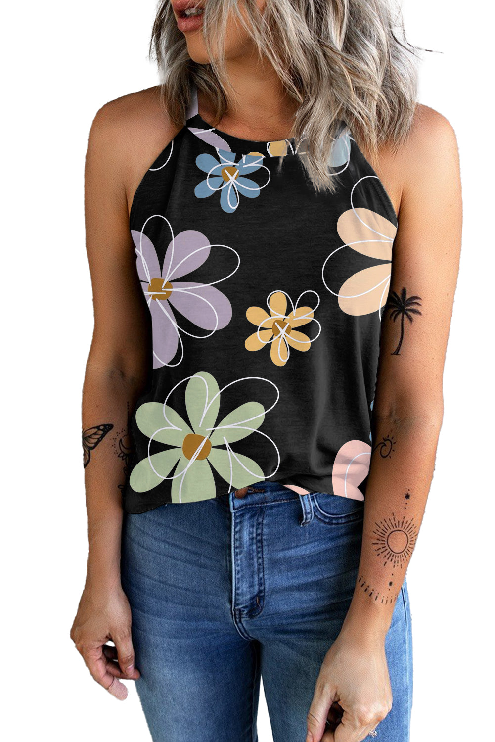 Sweet Floral Tank Top