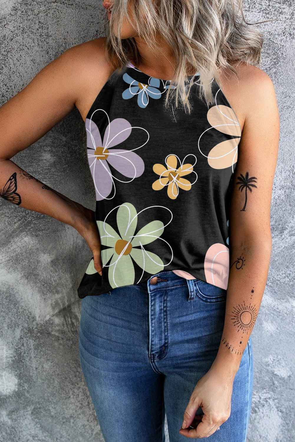 Sweet Floral Tank Top