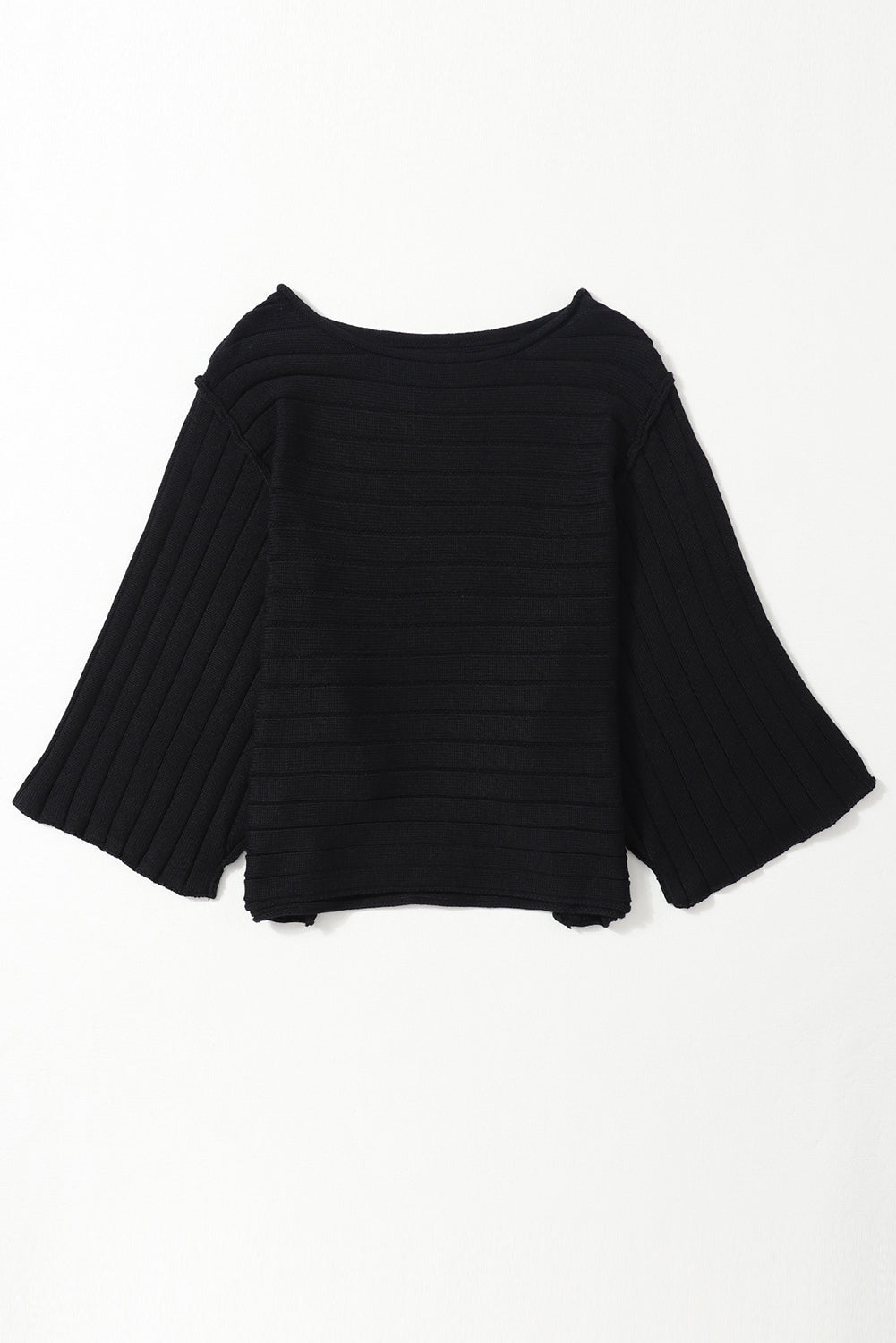 Ribbed Knit Dolman Top