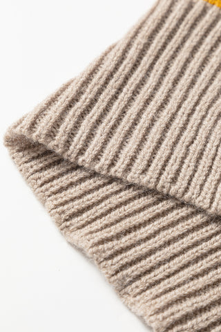 ***CLEARANCE ***Multicolour Colorblock Drop Shoulder Crew Neck Sweater