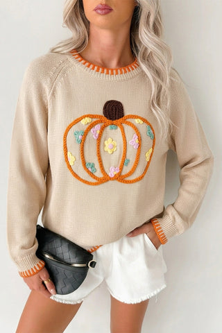 Pumpkin Fall Autumn Halloween Sweater