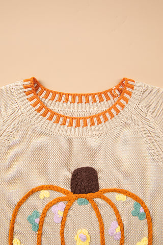 Pumpkin Fall Autumn Halloween Sweater