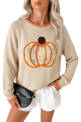 Pumpkin Fall Autumn Halloween Sweater