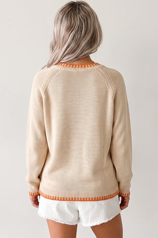 Pumpkin Fall Autumn Halloween Sweater