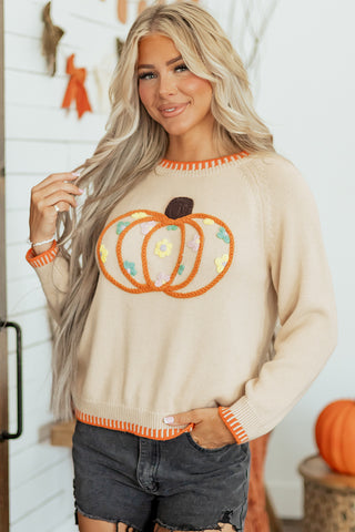 Pumpkin Fall Autumn Halloween Sweater