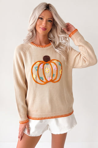 Pumpkin Fall Autumn Halloween Sweater