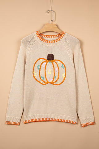 Pumpkin Fall Autumn Halloween Sweater