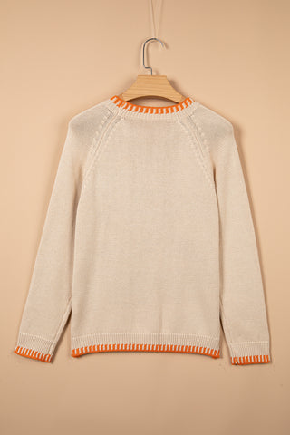 Pumpkin Fall Autumn Halloween Sweater