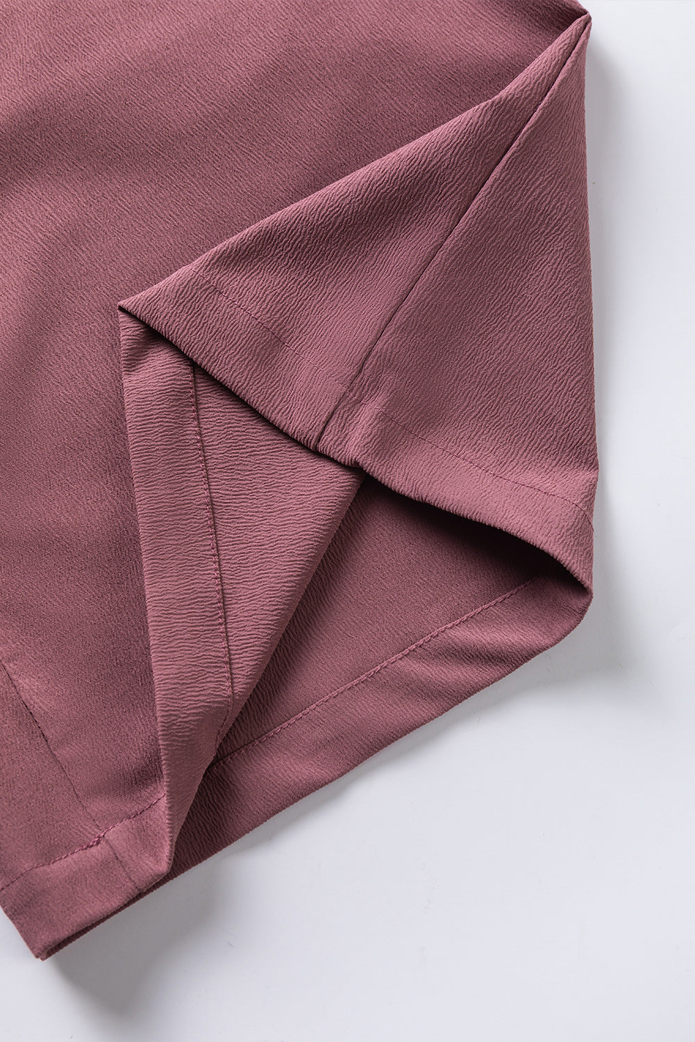 High Waisted Tie Front Side Pocket Wide Leg Flowy Casual Pants