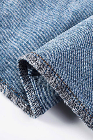 CLEARANCE Blue Valentines Day Heart Patchwork Jeans
