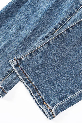 CLEARANCE Blue Valentines Day Heart Patchwork Jeans