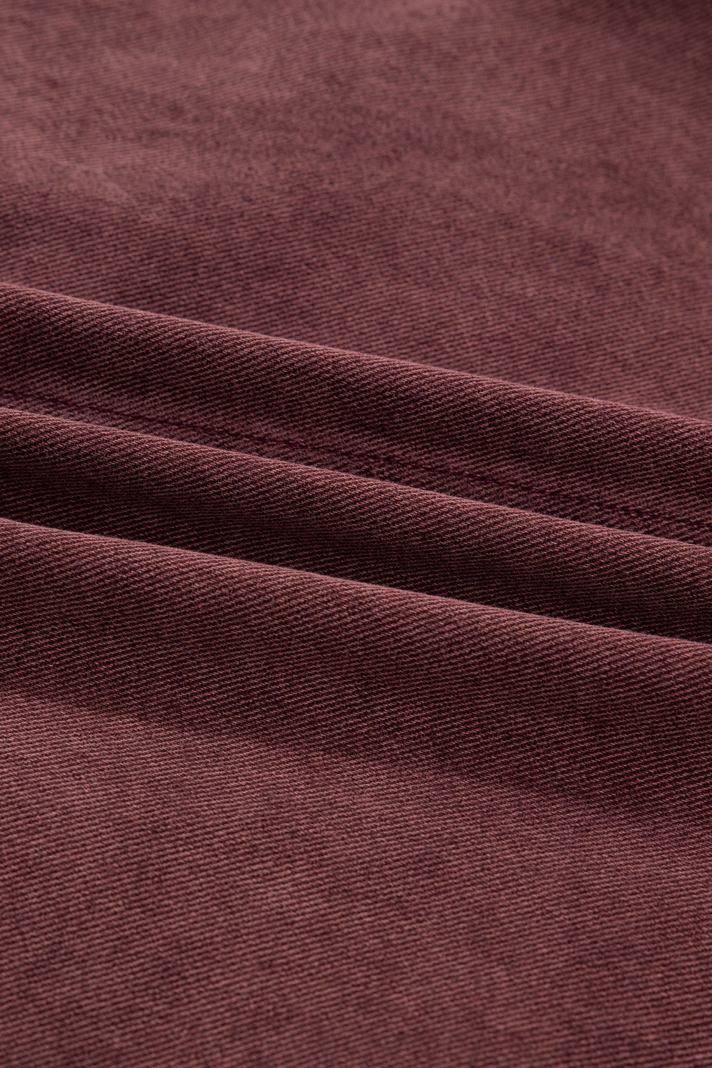 Coffee Corduroy Collar Zipped Front Denim Jacket