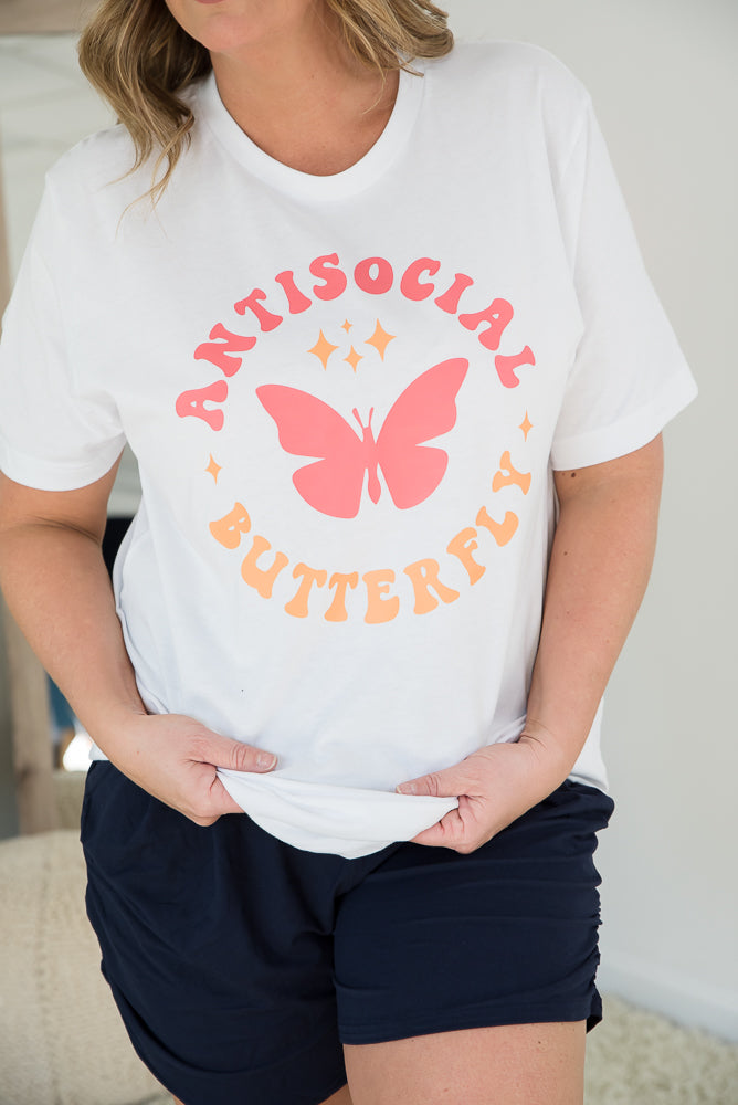 Antisocial Butterfly Tee