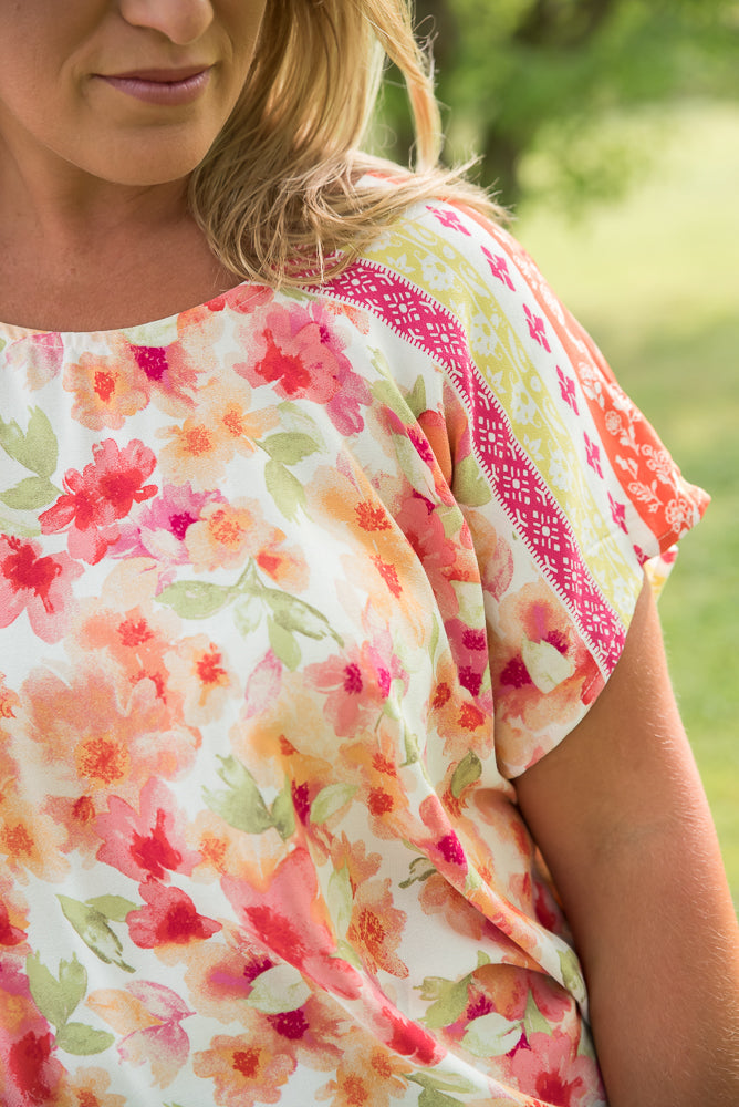 Bright Eyed Floral Top