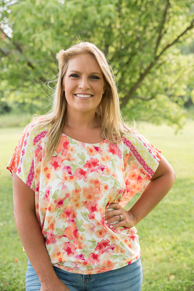 Bright Eyed Floral Top