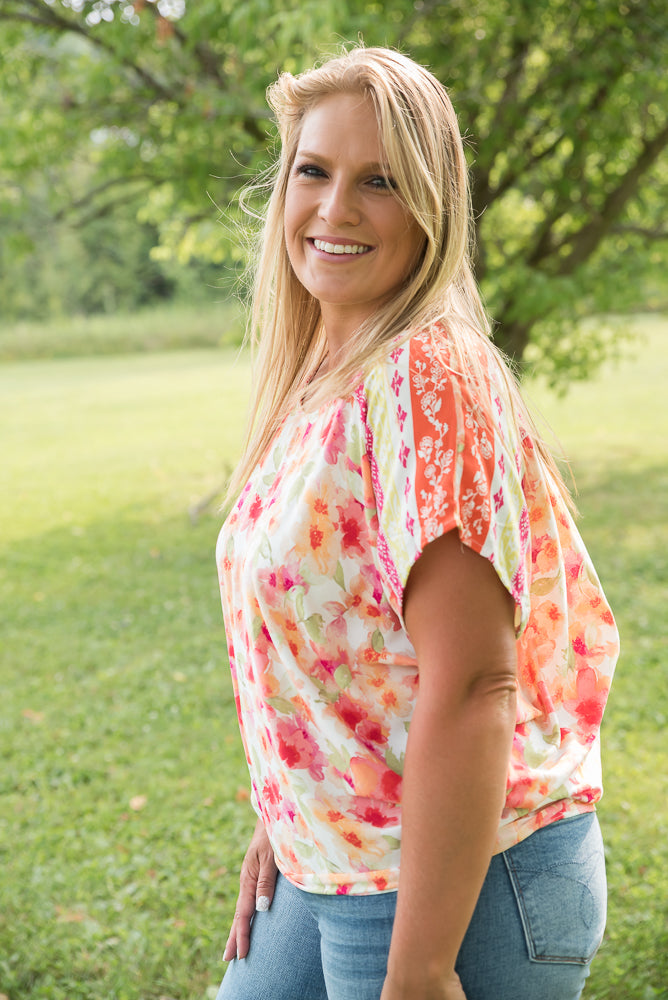 Bright Eyed Floral Top