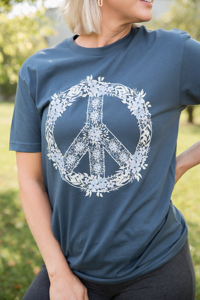 Floral Peace Graphic Tee